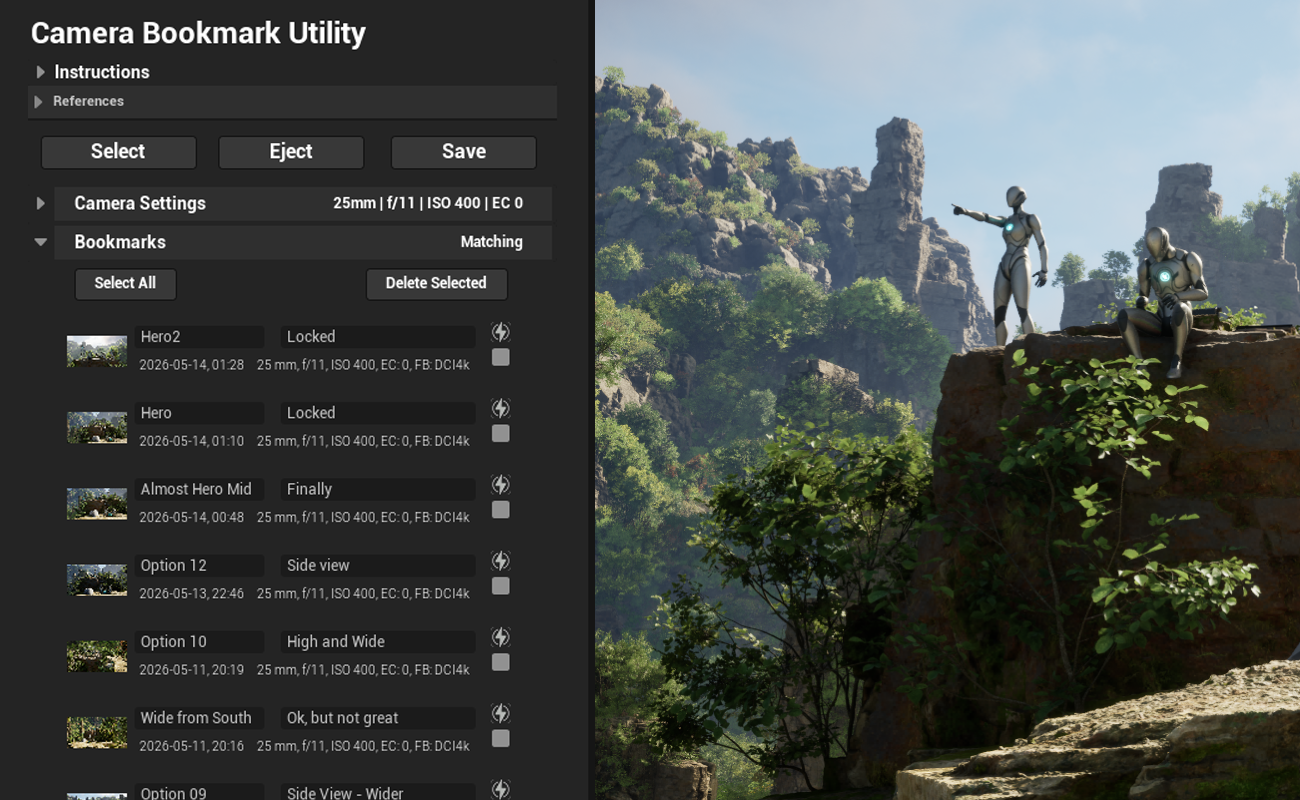 Camera Bookmark Utility proof image 1